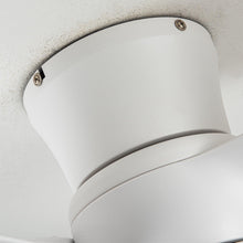 Carregar imagem no visualizador da galeria, 31" Mazon Modern DC Motor Flush Mount Reversible Ceiling Fan with LED Lighting and Remote Control