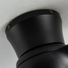 Carregar imagem no visualizador da galeria, 31" Mazon Modern DC Motor Flush Mount Reversible Ceiling Fan with LED Lighting and Remote Control