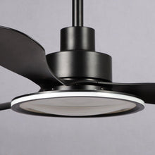 Carregar imagem no visualizador da galeria, 52" Bohemian Industrial DC Motor Downrod Mount Reversible Ceiling Fan with Lighting and Remote Control