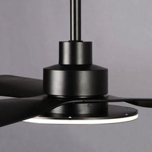 Carregar imagem no visualizador da galeria, 52" Bohemian Industrial DC Motor Downrod Mount Reversible Ceiling Fan with Lighting and Remote Control