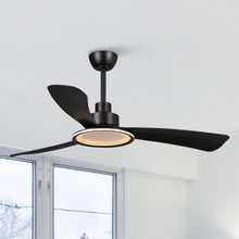 Carregar imagem no visualizador da galeria, 52" Bohemian Industrial DC Motor Downrod Mount Reversible Ceiling Fan with Lighting and Remote Control