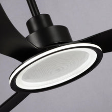 Carregar imagem no visualizador da galeria, 52" Bohemian Industrial DC Motor Downrod Mount Reversible Ceiling Fan with Lighting and Remote Control