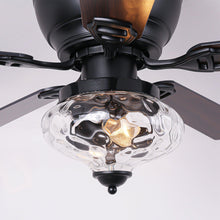 Carregar imagem no visualizador da galeria, 52" 5 Blades DC Motor Modern Flush Mount Ceiling Fan