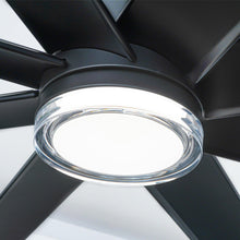 Carregar imagem no visualizador da galeria, 72 Inch Daugava Modern Downrod Mount Smart Fan with LED Light