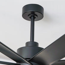 Carregar imagem no visualizador da galeria, 72 Inch Daugava Modern Downrod Mount Smart Fan with LED Light