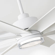 Carregar imagem no visualizador da galeria, 72 Inch Daugava Modern Downrod Mount Smart Fan with LED Light