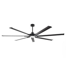 Carregar imagem no visualizador da galeria, 84 Inch 100 Inch Padus Black Large Size Ceiling Fan with Dimmable Lighting and Remote Control