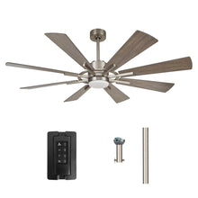 Carregar imagem no visualizador da galeria, 60" Oretha Windmill DC Ceiling Fan with LED Lighting