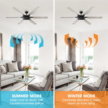 Carregar imagem no visualizador da galeria, 70" Madhya Industrial Ceiling Fan with Remote Control