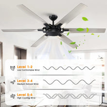 Carregar imagem no visualizador da galeria, 70" Madhya Industrial Ceiling Fan with Remote Control