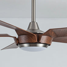 Carregar imagem no visualizador da galeria, 65" Fury Farmhouse DC Motor Downrod Mount Ceiling Fan with Lighting and Remote Control