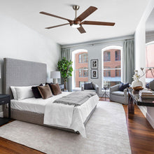 Carregar imagem no visualizador da galeria, 65" Fury Farmhouse DC Motor Downrod Mount Ceiling Fan with Lighting and Remote Control