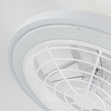 Carregar imagem no visualizador da galeria, 20" Ikon Modern DC Motor Flush Mount Reversible Ceiling Fan with Lighting and Remote Control