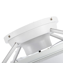 Carregar imagem no visualizador da galeria, 20" Ikon Modern DC Motor Flush Mount Reversible Ceiling Fan with Lighting and Remote Control