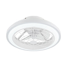 Carregar imagem no visualizador da galeria, 20" Ikon Modern DC Motor Flush Mount Reversible Ceiling Fan with Lighting and Remote Control