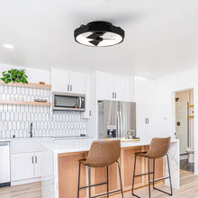 Carregar imagem no visualizador da galeria, 19" Britton Flush Mount Reversible Ceiling Fan with Remote Control