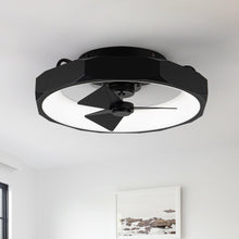 Carregar imagem no visualizador da galeria, 19" Britton Flush Mount Reversible Ceiling Fan with Remote Control