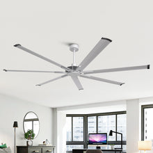 Carregar imagem no visualizador da galeria, 84 Inch 100 Inch Silent Storm Extra Large Ceiling Fan with Remote Control
