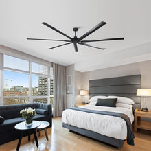 Carregar imagem no visualizador da galeria, 84 Inch 100 Inch Silent Storm Extra Large Ceiling Fan with Remote Control