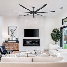Carregar imagem no visualizador da galeria, 84 Inch 100 Inch Silent Storm Extra Large Ceiling Fan with Remote Control