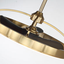 Carregar imagem no visualizador da galeria, 27" Arthur Industrial DC Motor Downrod Mount Ceiling Fan with Lighting and Remote Control