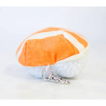 Load image into Gallery viewer, Sushi Plush Keychain 5 Soft Cute Design (Salmon)