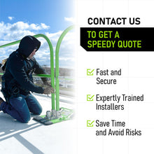 Cargar imagen en el visor de la galería, Frontline Guardrail System Non-Penetrating Complete 100' Kit - OSHA Compliant