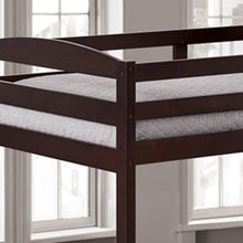 Carregar imagem no visualizador da galeria, Transitional Solid Hardwood Twin over Twin Bunk Bed, Patented Insert & Lock Joint for Extra Safety for Kids