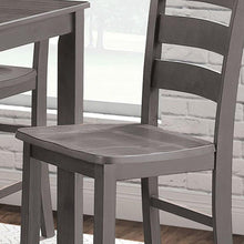 Carregar imagem no visualizador da galeria, 36"H Solid Rubberwood and Wood Veneer 5-Piece Counter Ht. Table Set