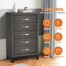 Cargar imagen en el visor de la galería, Contemporary 31" Chest with 5-Drawer for Bedroom, Livingroom