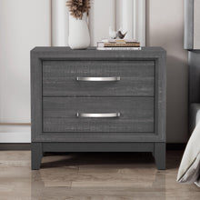 Carregar imagem no visualizador da galeria, Furniture of America Lucien Modern Wood Nightstand with 2 Drawers