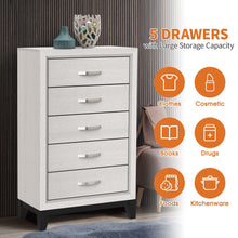 Cargar imagen en el visor de la galería, Contemporary 31" Chest with 5-Drawer for Bedroom, Livingroom