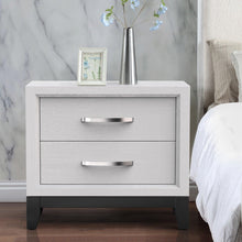 Carregar imagem no visualizador da galeria, Furniture of America Lucien Modern Wood Nightstand with 2 Drawers
