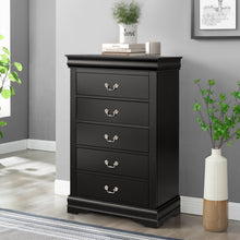 Carregar imagem no visualizador da galeria, Transitional 5-Drawer 31.5 in. Wide Chest of Drawers with Bracket Feet
