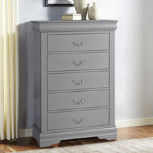 Carregar imagem no visualizador da galeria, Transitional 5-Drawer 31.5 in. Wide Chest of Drawers with Bracket Feet