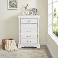 Carregar imagem no visualizador da galeria, Transitional 5-Drawer 31.5 in. Wide Chest of Drawers with Bracket Feet