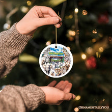 Load image into Gallery viewer, Artistic San Diego Zoo Classic Handcrafted Ornament, California State Ceramic Souvenir and Tree Decor