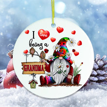 Load image into Gallery viewer, I Love Being a Grandma Gnome Christmas Ornament
