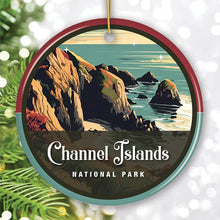 Load image into Gallery viewer, Channel Islands National Park Retro Ornament, California Vintage Travel Souvenir and Gift
