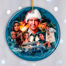 Load image into Gallery viewer, Christmas Vacation Mural Artistic Christmas Ornament, Shitters Full Crew