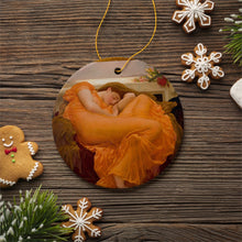 Load image into Gallery viewer, Frederic Leighton Flaming June Ornament, Famous Painting Christmas Decoration Souvenir