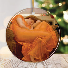 Load image into Gallery viewer, Frederic Leighton Flaming June Ornament, Famous Painting Christmas Decoration Souvenir