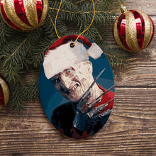 Carregar imagem no visualizador da galeria, Freddie Krueger Christmas Ornament, Scary Movie Xmas Decoration