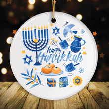 Carregar imagem no visualizador da galeria, Happy Hanukkah Ornament
