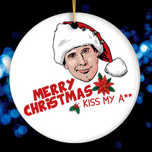 Load image into Gallery viewer, Hilarious Dirty Joke Merry Christmas Kiss My Ass Ornament, Shitters Full