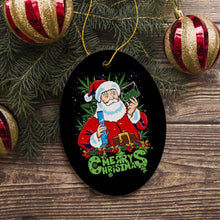 Load image into Gallery viewer, Pothead Santa Christmas Ornament