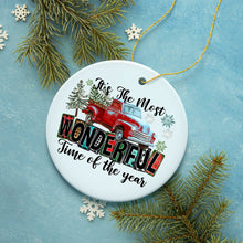 Carregar imagem no visualizador da galeria, Premium Quality Festive Cheer and Merriment Ceramic Christmas Ornament