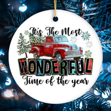 Carregar imagem no visualizador da galeria, Premium Quality Festive Cheer and Merriment Ceramic Christmas Ornament