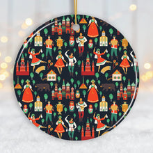 Carregar imagem no visualizador da galeria, Russian Folklore Pattern Ornament, Bohemian Dolls Street Dancers and Mosques