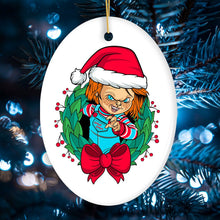 Load image into Gallery viewer, Santa Chucky Christmas Ornament